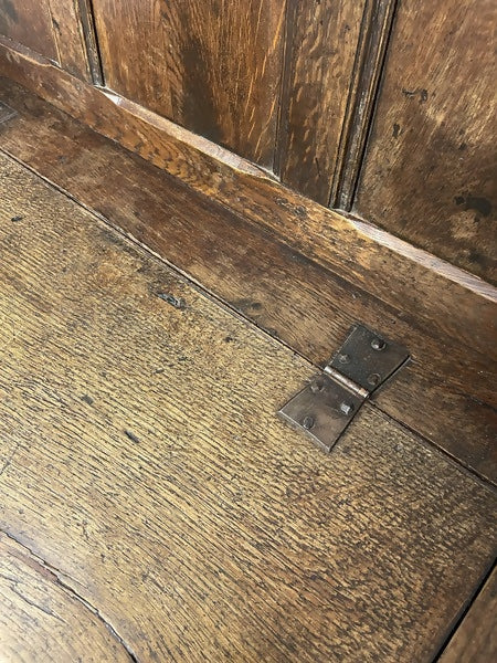 An Oak 17th Century Antique Monks Bench