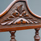 Antique Edwardian Carved Walnut Double Bed