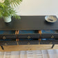 Stag six drawer console/dressing table/sideboard/tv stand