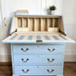 Blue Vintage Writing Bureau