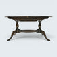 Ercol Extending Dining Table Twin Pedestal Dark Finish Seats 8 FREE UK Delivery*