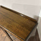 Vintage 1940s Oak Two Door Glazed Bookcase