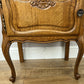 Pair of Bedside Tables Vintage French Louis Oak Nightstands Cabinets LOT 6214