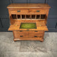 19th Century Camphor Wood Military Campaign Secretaire Chest