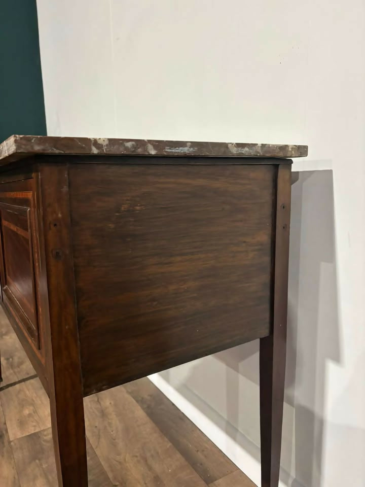 Edwardian Inlaid Marble Topped Washstand3