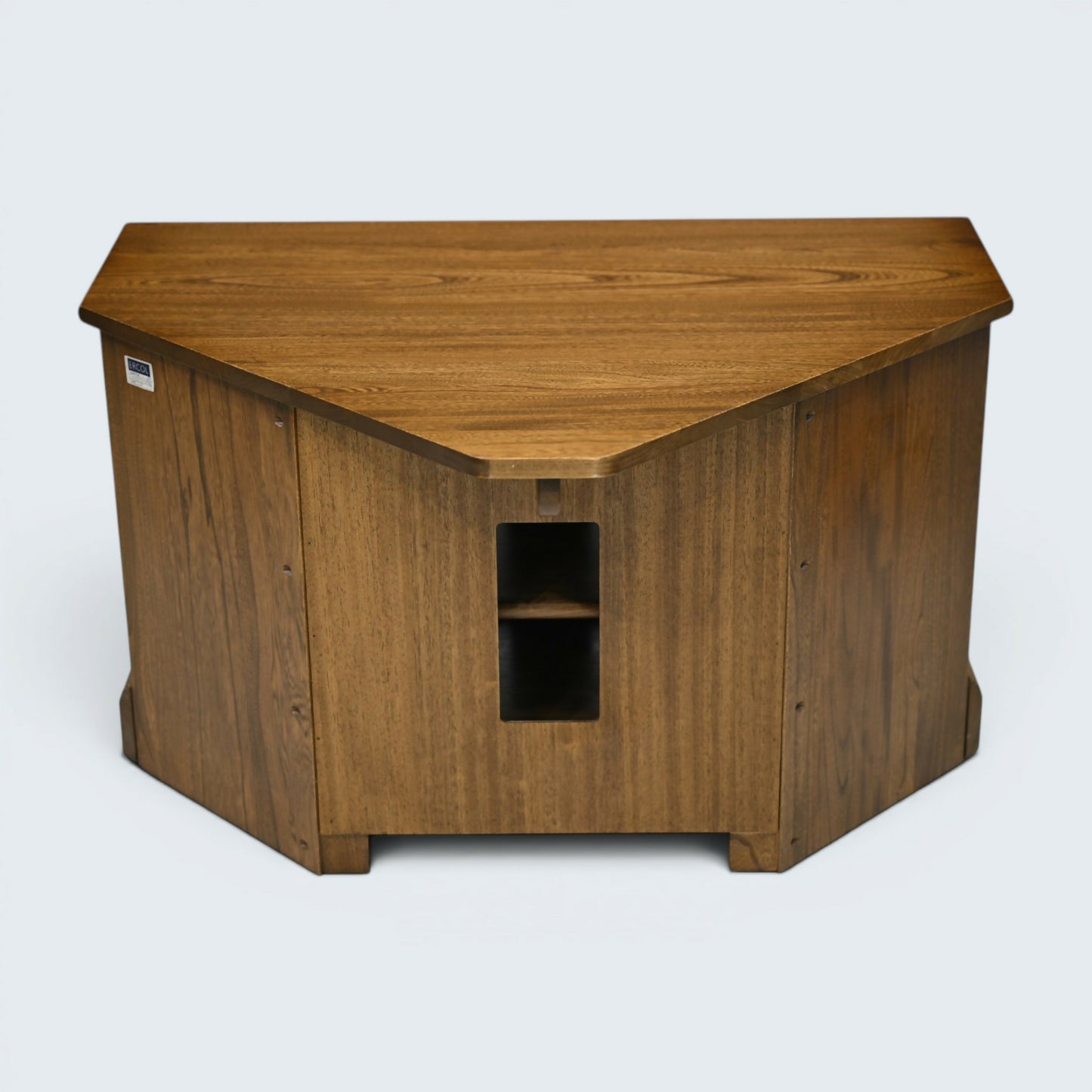 Ercol Corner TV Stand Video Cabinet Corner Flap Light Finish FREE UK Delivery*