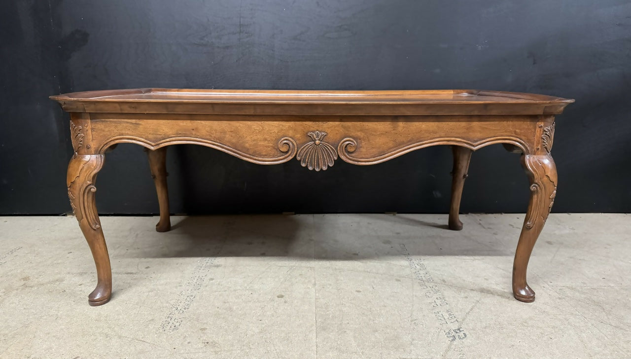 Fine Burr Walnut Coffee Table