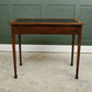 Antique Mahogany Writing Table Desk with Leather Top