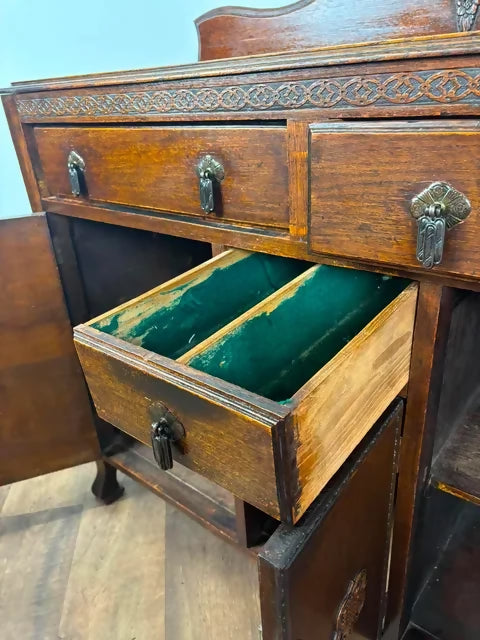 Vintage Oak Sideboard