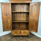 Large Vintage Indian Reclaimed Wood Storage Cupboard