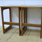 Vintage Bedside Table Set Of 2 Pair McIntosh Teak Mid Century Danish Design