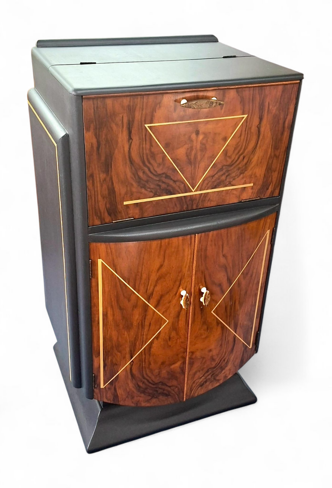 Art Deco Heron Drinks Cabinet