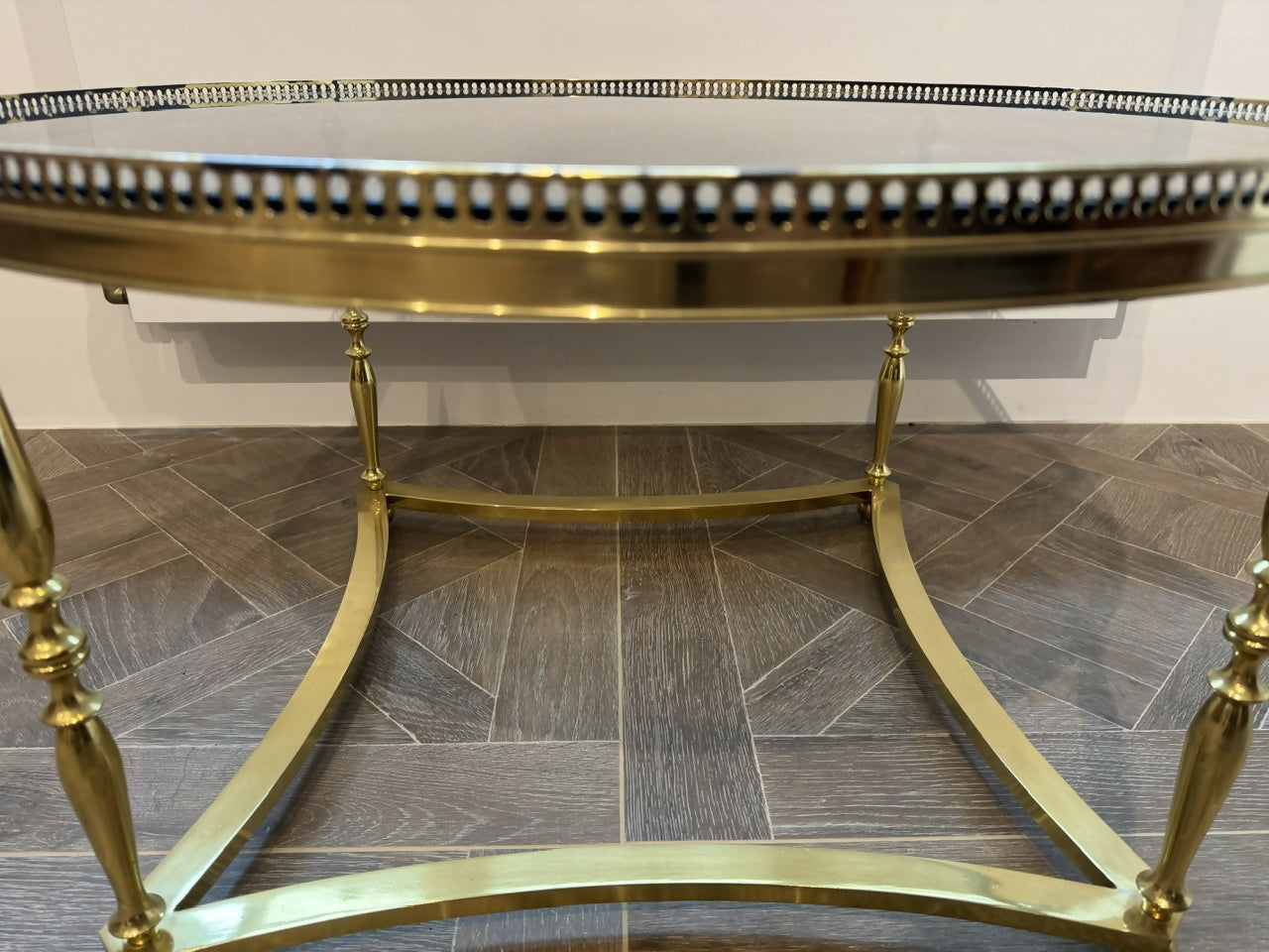 Parisian High Quality French Brass Coffee Table