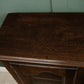 Solid Dark Oak Glazed Bookcase/Display Cabinet with Drawers - Ludwik Styl