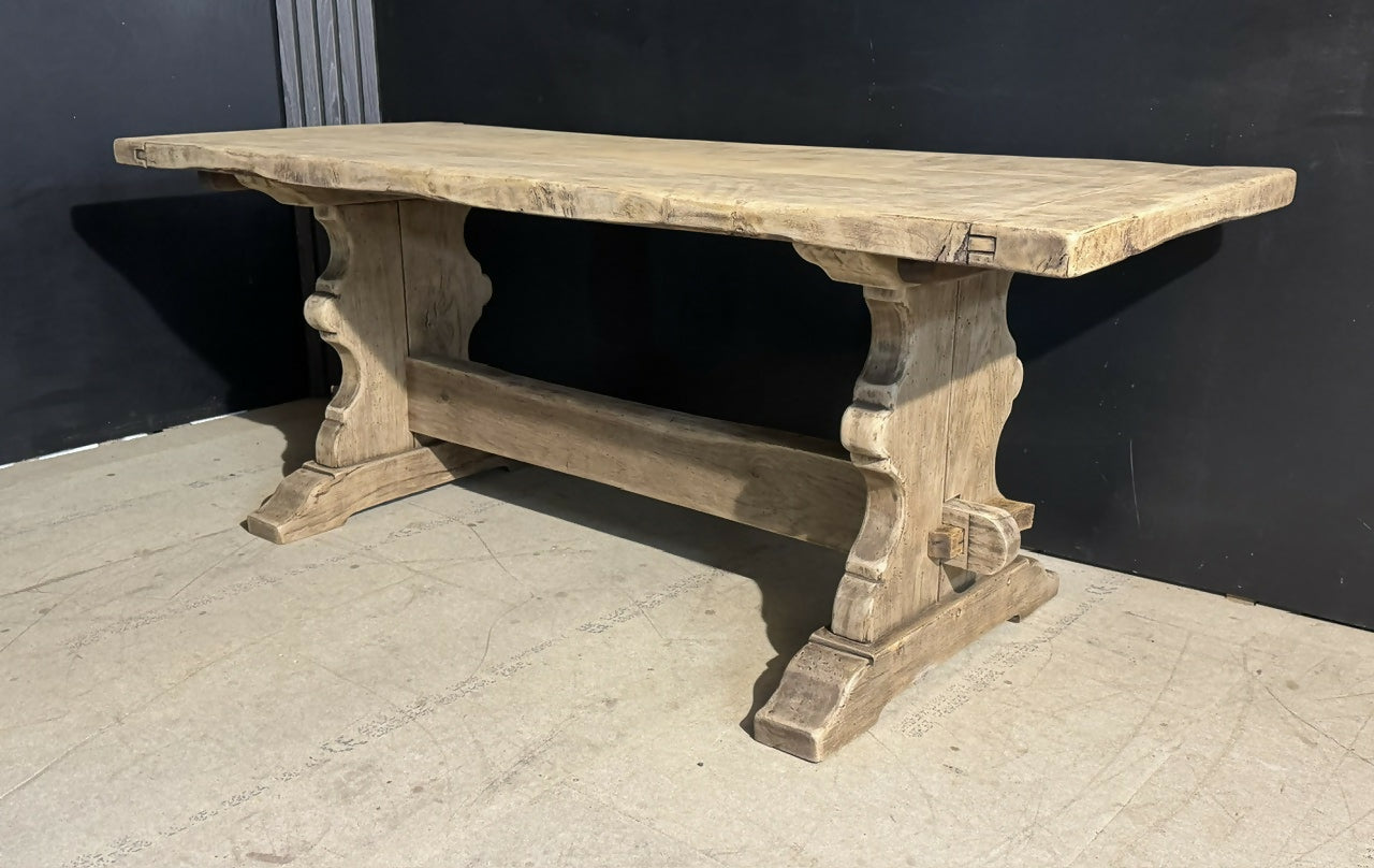 Quality Oak Farmhouse Dining Table