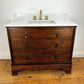Vintage Vanity Unit Made to Order Vanity Unit Custom Made Bathroom Furniture Antique Traditional Bathroom Washstand Basin Unit