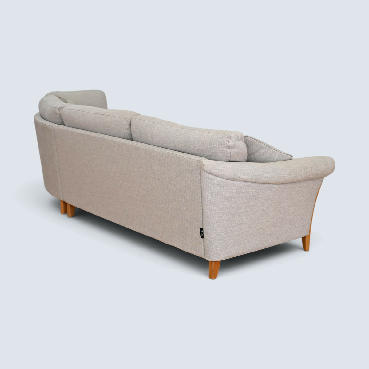 Ercol Corner Sofa Light Grey Upholstery With Cushions 2 Piece FREE UK Delivery*