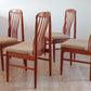 Benny Linden Mid century teak dining chairs