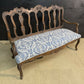 Lovely Walnut 3 Seater Couch
