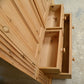 Victorian Style Pine Double Wardrobe with Drawers - Modern