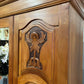 Edwardian Satinwood Double Wardrobe