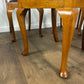 Vintage Set Of Four Honey Oak Dining Chairs
