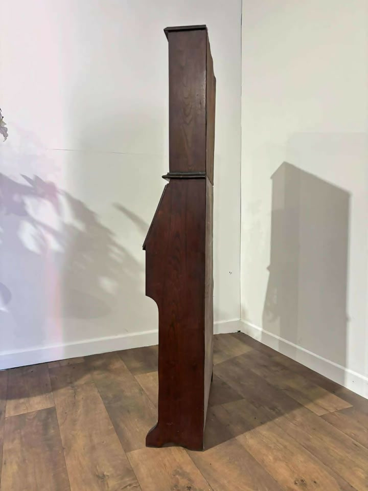 Vintage Oak Student Bureau Bookcase