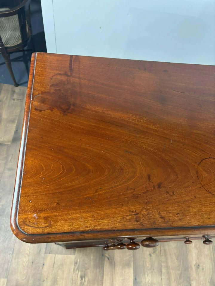 Victorian Mahogany Two Over Four Chest Of Drawers