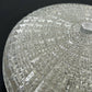 Ceiling Lamp Vintage French Style Patterned Glass Flush Mount LOT 6480