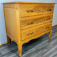 Chest of Drawers Vintage French Louis XVI Oak 3 Drawers Bedroom Cabinet LOT 3727