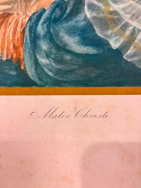 Vintage Religious Print – Mater Christi after Daphne Allen