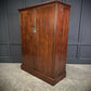 Vintage Mahogany Compactum Wardrobe, 1920s