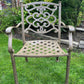 Six Seater Vintage Patio Set finished in Bronze