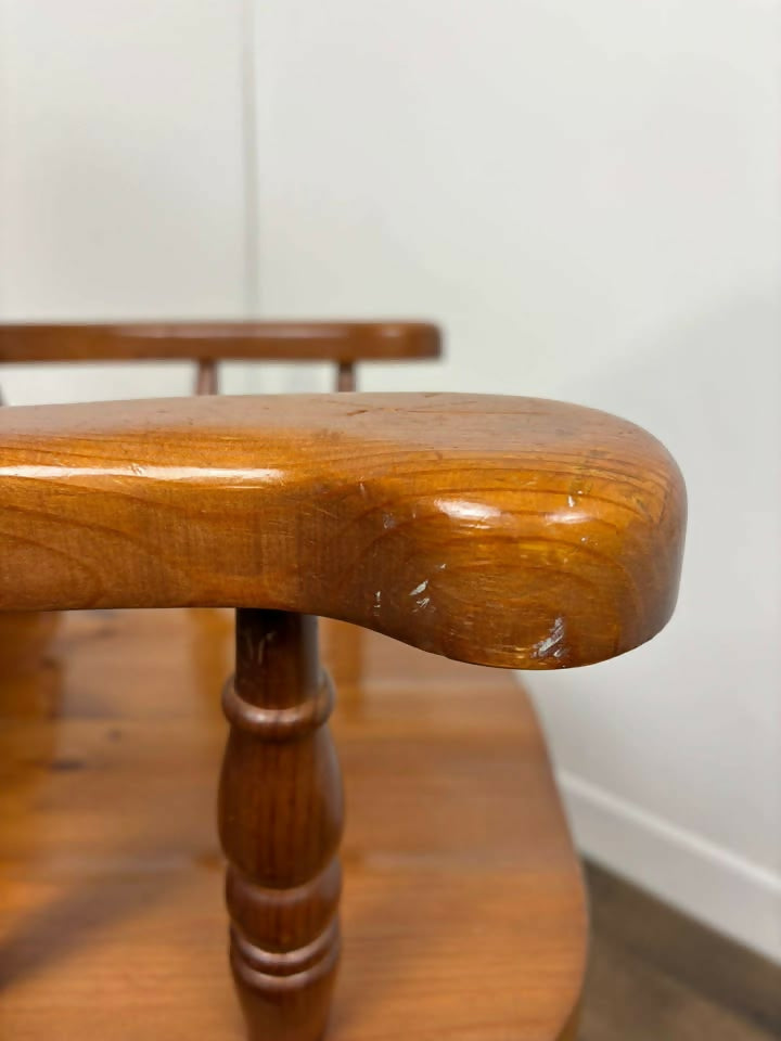 Reproduction Antique Pine Farmhouse Carver Chair