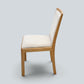 6 Oak Dining Chairs Beige Fleck Upholstery EXC Very Clean FREE UK Delivery*
