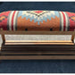 Beautiful Contemporary Kilim Kelem Flat Weave Upholstered Bench Seat With Rack