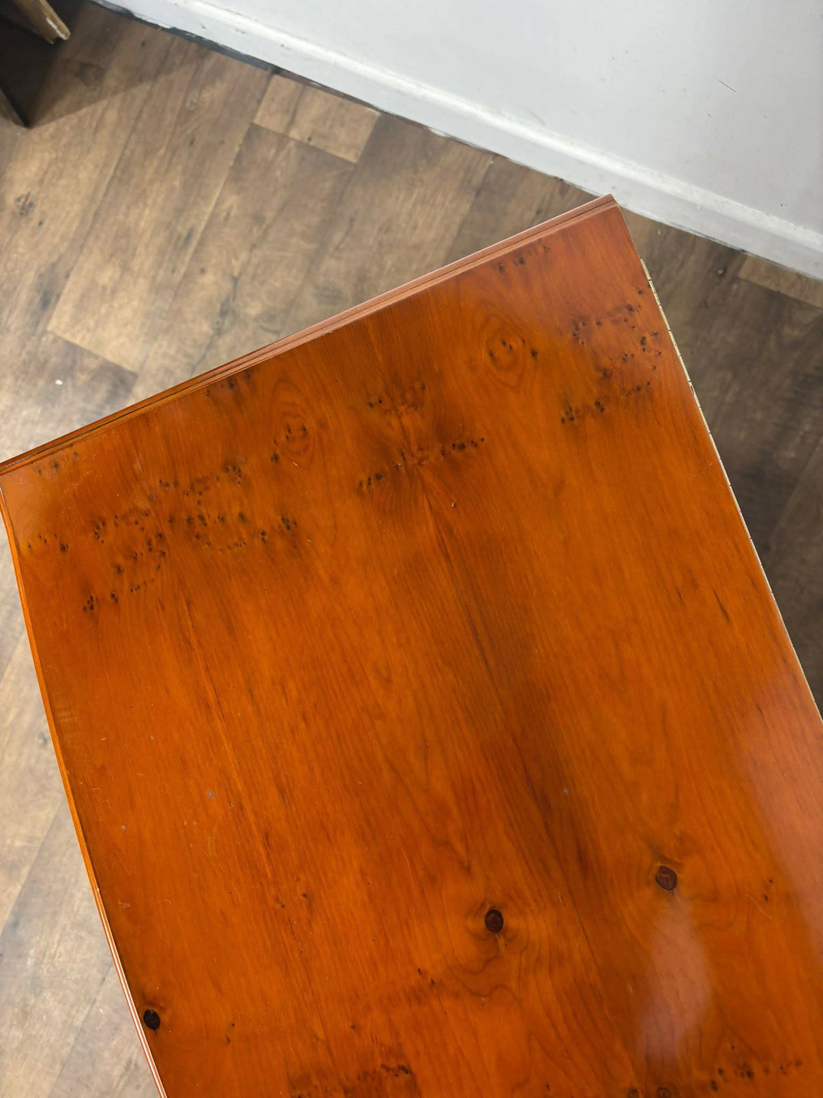 Reproduction Yew Cabinet - Badged 'Minster Furniture