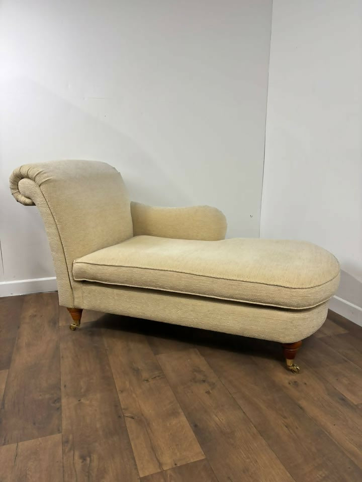 Contemporary Beige Half-Size Chaise Longue