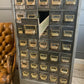 Vintage Industrial Draw Cabinet: Wine Bottle Holder Furniture