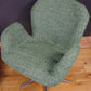 1970s Hungarian Mid Century Swivel Armchair – newly Reupholstered