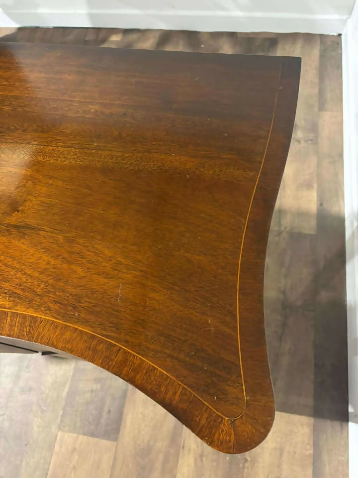 Reproduction Georgian Style Serpentine Mahogany Sideboard by G.T. Rachstraw