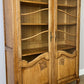Bookcase Vintage French Louis XVI Oak Display Cabinet Carved Sideboard LOT 6346