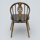 6 Ercol Windsor Bow Back Dining Chairs Fleur De Lis Carving FREE UK Delivery*