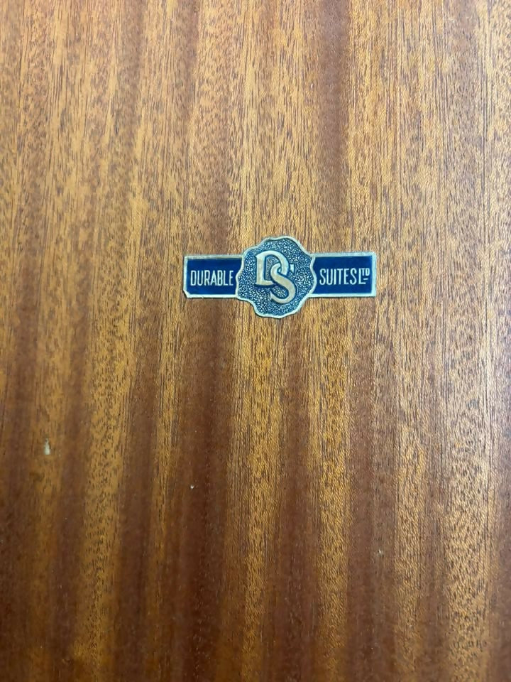 Art Deco Figured Walnut Gents Wardrobe