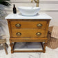 Traditional Bathroom Vintage Vanity Unit With Tap - George II