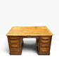 Art Deco period Oak pedestal desk