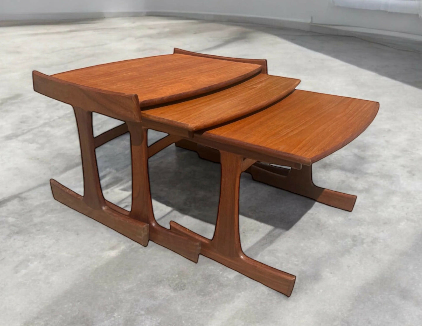 Mid century Teak Victor Wilkins for Gplan nest table coffee tables