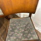 Vintage Oak Set Of Six Dining Chairs
