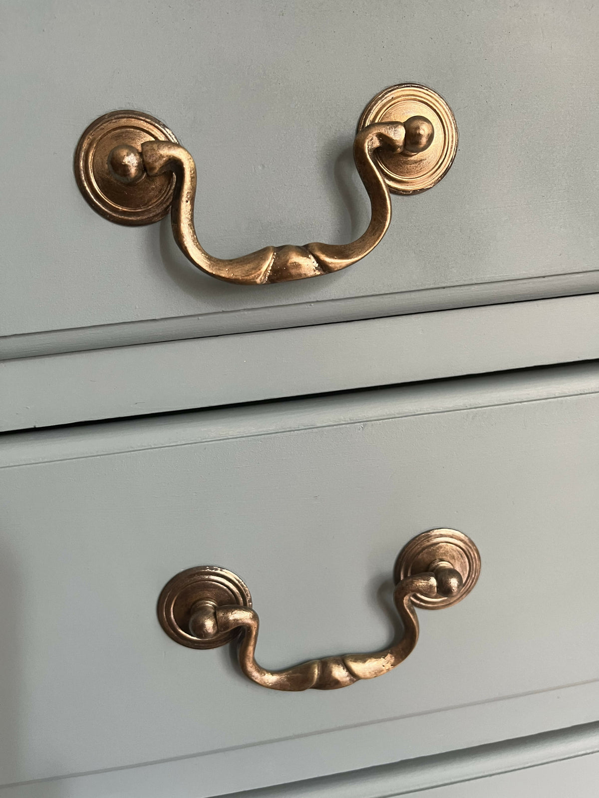 Blue Vintage Writing Bureau