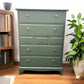 Stag Minstrel Tallboy and pair of matching 4 drawer bedsides set ‘Foxtrot’